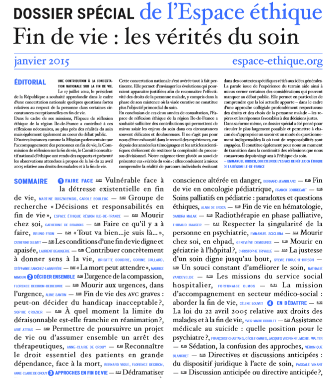 espace ethique fin de vie