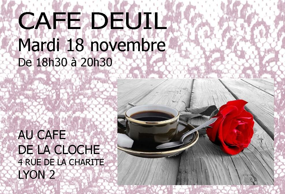 Affichette Café deuil Lyon