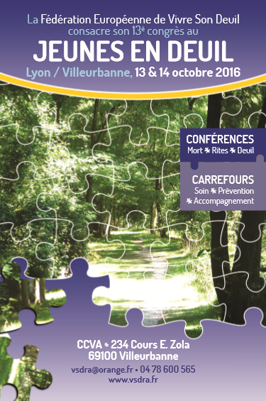 dépliant 13ème congrès vsd JEUNES EN DEUIL